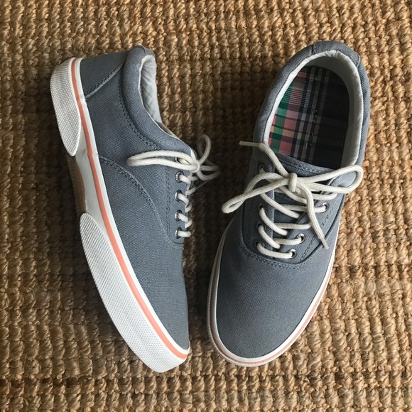 EUC Sperry Striper Sneaker with Memory Foam - Picture 1 of 10